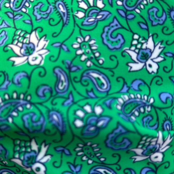 J. Crew Green Floral One Piece Swimsuit - Picture 6 of 7